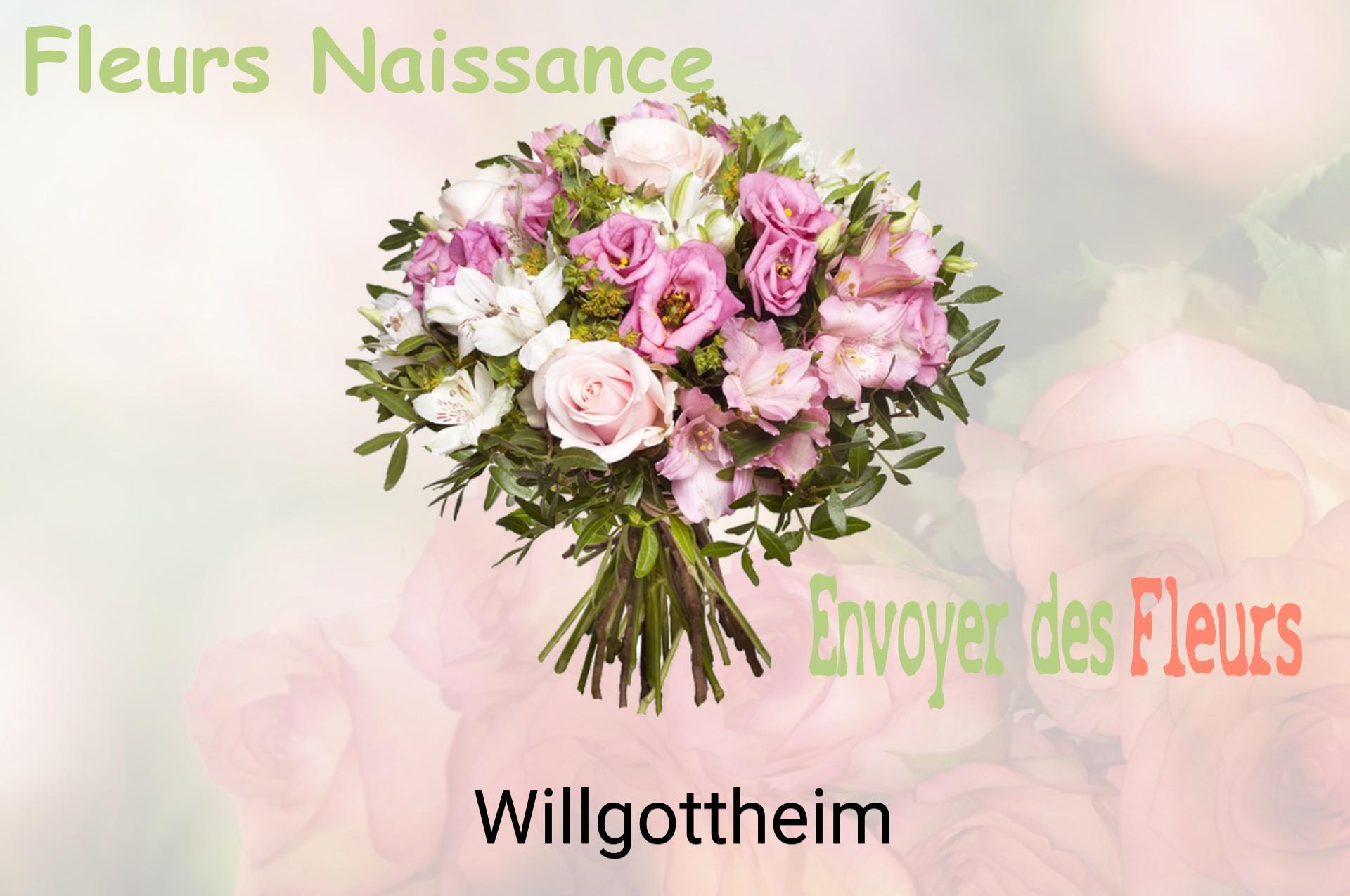 Bouquet de fleurs de naissance livré à Willgottheim