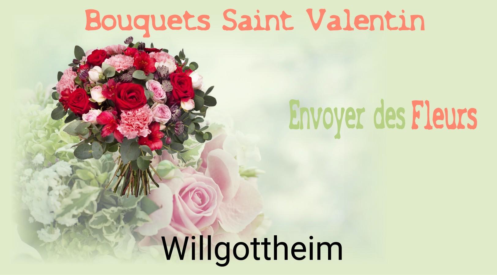 Roses de Saint-Valentin livrées à Willgottheim